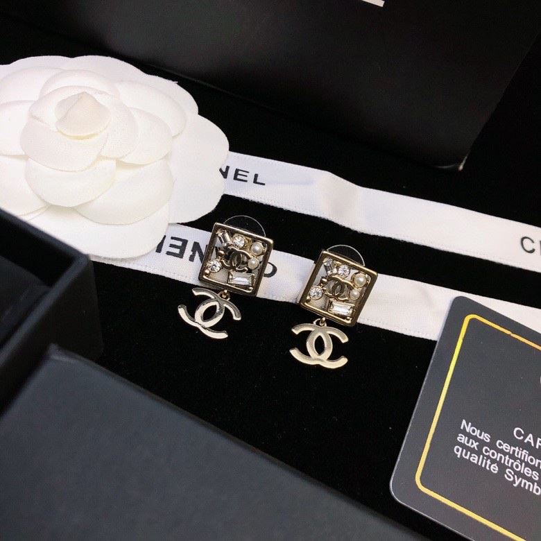 Ch*el earrings